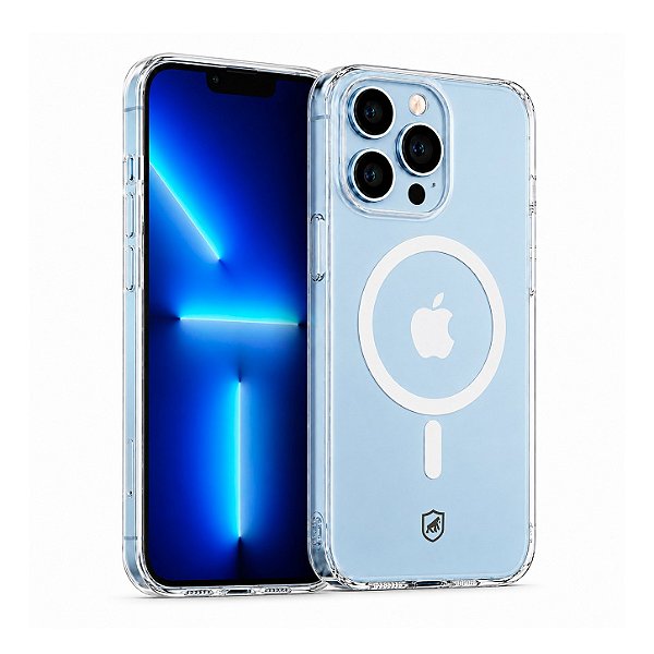 Capa Crystal Slim Magsafe para iPhone 13 Pro - NÃO AMARELA - Gshield