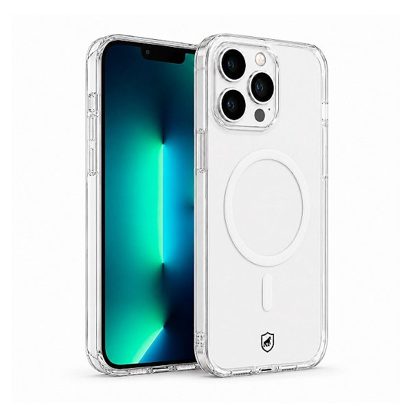 Capa Crystal Slim Magsafe para iPhone 13 Pro Max - NÃO AMARELA - Gshield