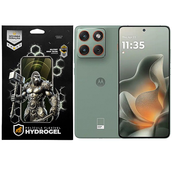 Kit Película Frontal + Traseira para Motorola Moto X70 Air - Proteção Completa - Gshield