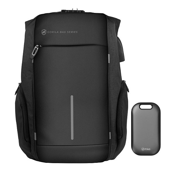 Kit Rastreador Chaveiro iTag + Mochila Locker - Gshield
