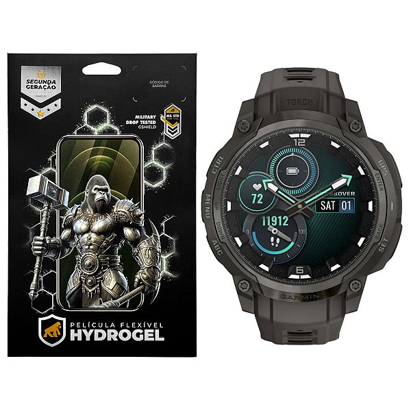 Película para Garmin Instinct Crossover AMOLED - Hydrogel HD 6 Unidades - Gshield