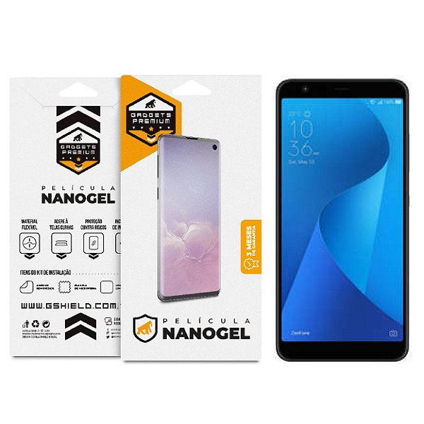 Película para Zenfone Max Plus M1 - Nano Gel Dupla - Gshield