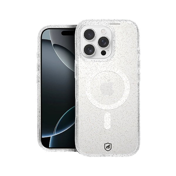 Capa para iPhone 16 Pro Max - MagSafe Glitter - Gshield