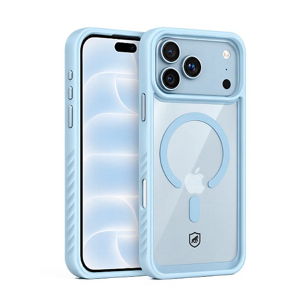 Capa para iPhone 17 Pro / 18 Pro - Magsafe Wave - Glacial - Gshield