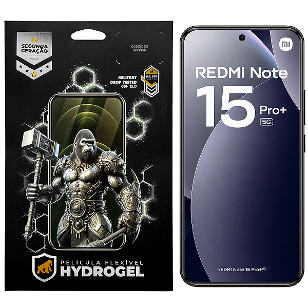 Película para Xiaomi Redmi Note 15 Pro Plus - Hydrogel Gamer Fosca - Gshield