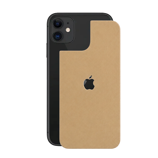 Película para iPhone 11 - Traseira Efeito Couro Bege - Gshield