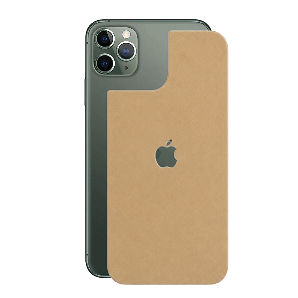 Película para iPhone 11 Pro - Traseira Efeito Couro Bege - Gshield