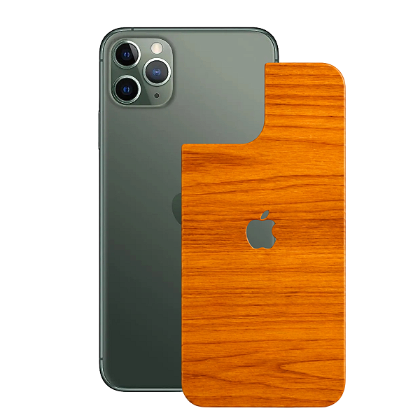 Película para iPhone 11 Pro - Traseira Efeito Madeira Clara - Gshield