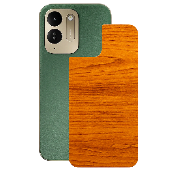 Película para Xiaomi Poco M8x - Traseira Efeito Madeira Clara - Gshield