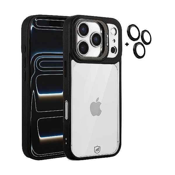 Capa para iPhone 18 Pro - Gravity Preta - Gshield