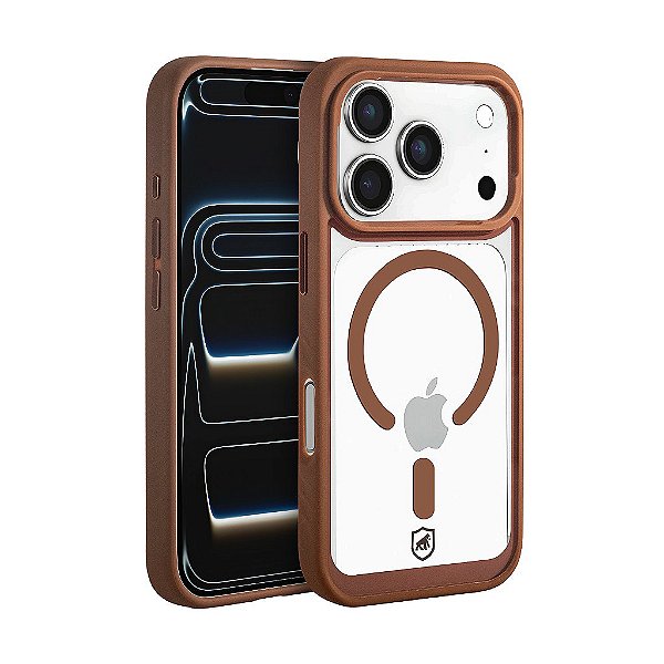 Capa para iPhone 18 Pro - Magsafe Wave Transparente - Desert - Gshield