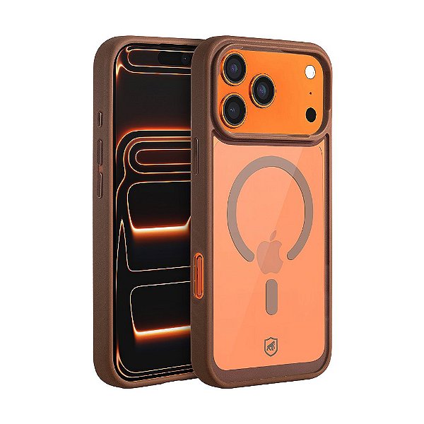 Capa para iPhone 18 Pro Max - Magsafe Wave Transparente - Desert - Gshield