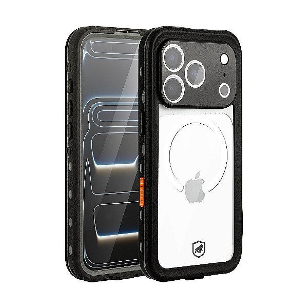 Capa à Prova d'água Nautical MagSafe para iPhone 18 Pro - Transparente - Gshield