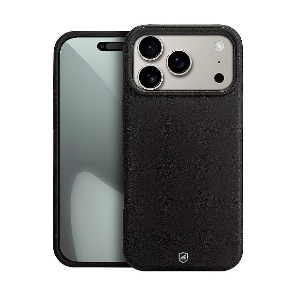 Capa para iPhone 18 Pro - Silicon Premium Preta - Gshield