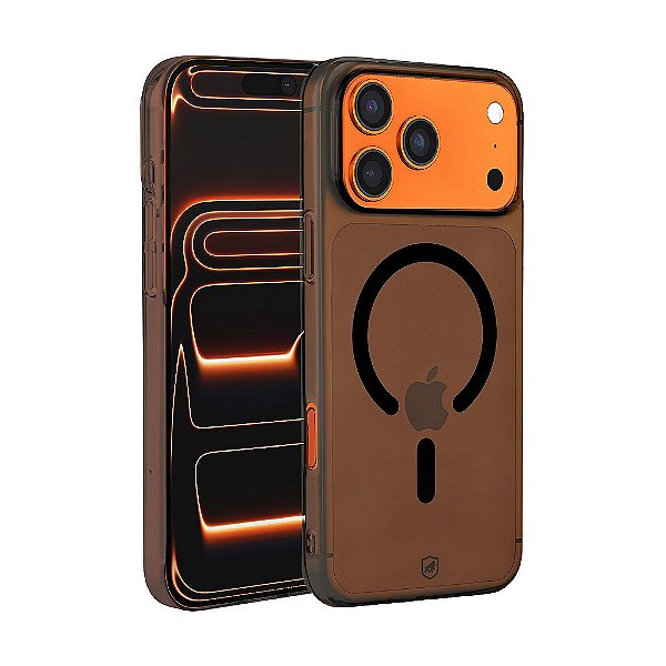 Capa para iPhone 18 Pro Max - Crystal Slim Magsafe - NÃO AMARELA - Dark - Gshield