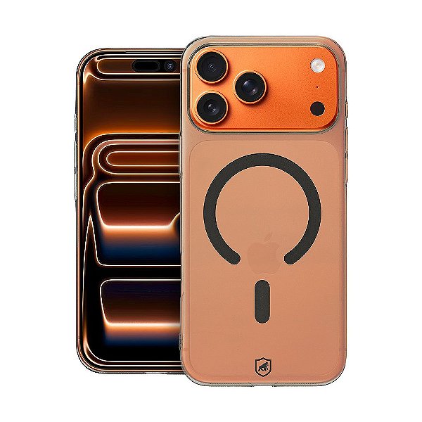 Capa para iPhone 18 Pro Max - Crystal Slim Magsafe - NÃO AMARELA - Titanium - Gshield