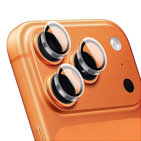 Protetor de Lente para iPhone 18 Pro - Survivor - Transparente com molde aplicador - Frame para câmera - Gshield