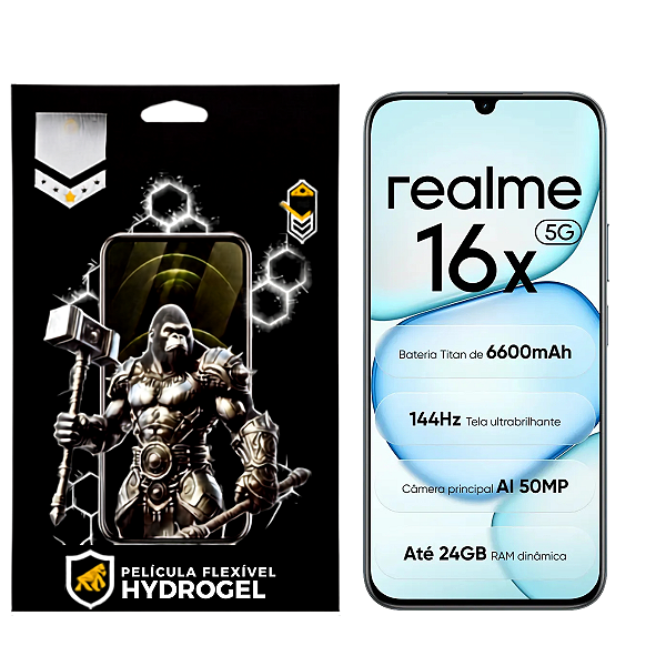 Película para Realme 16x 5G - Hydrogel HD - Gshield