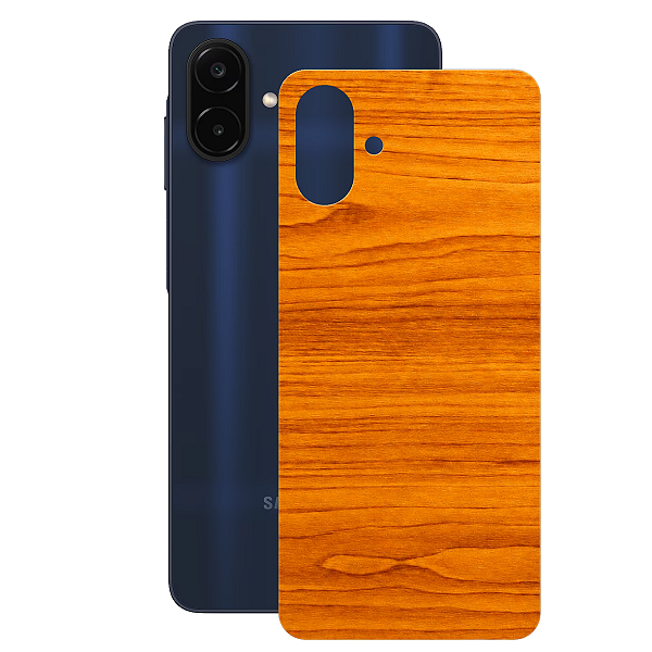 Película para Samsung Galaxy A08 - Traseira Efeito Madeira Clara - Gshield