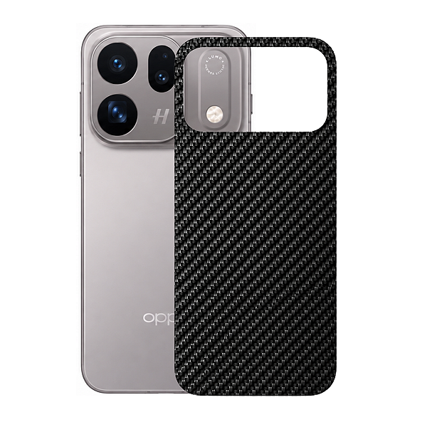 Película para Oppo Find X10 - Traseira de Fibra de Carbono Preta - Gshield