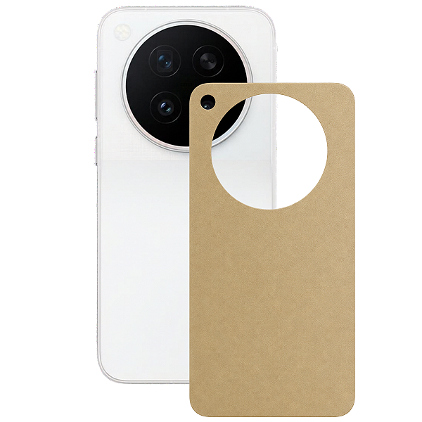 Película para Vivo X500 Pro - Traseira Efeito Couro Bege - Gshield
