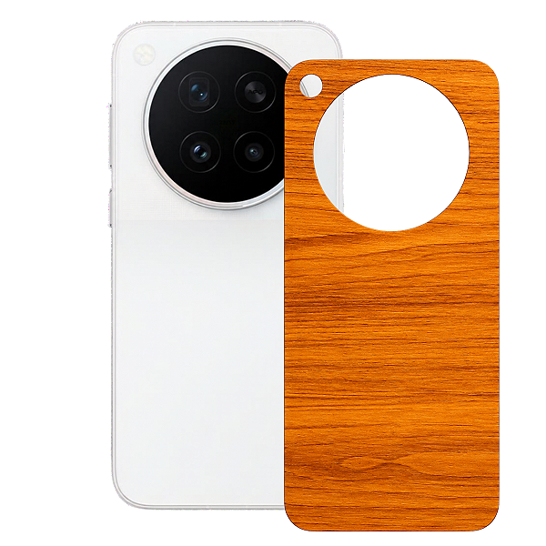 Película para Vivo X500 Pro - Traseira Efeito Madeira Clara - Gshield