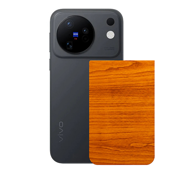 Película para Vivo X500 - Traseira Efeito Madeira Clara - Gshield