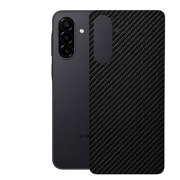Película para Samsung Galaxy A18 - Traseira de Fibra de Carbono Preta - Gshield