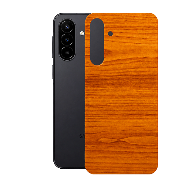 Película para Samsung Galaxy A18 - Traseira Efeito Madeira Clara - Gshield