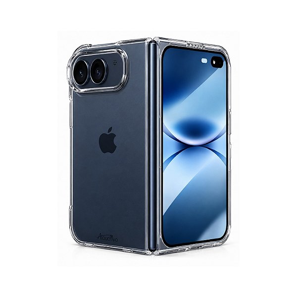 Capa Transparente Slim com Proteção Anti-impacto e Visual Cristalino - iPhone Duo - Antishock