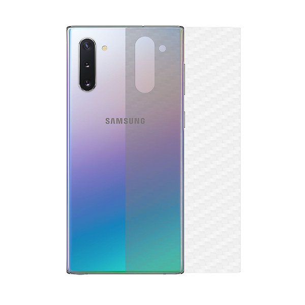 Película para Samsung Galaxy Note 10 Plus - Traseira de Fibra de Carbono - Gshield