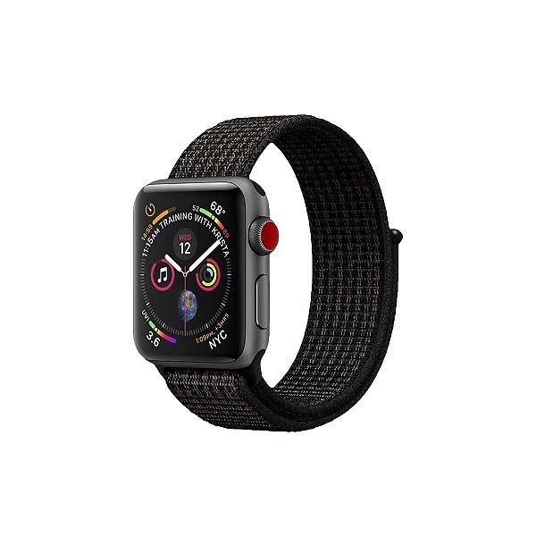 Pulseira para Apple Watch 42 / 44 / 45 / 49 MM Ballistic - Preta - Gshield