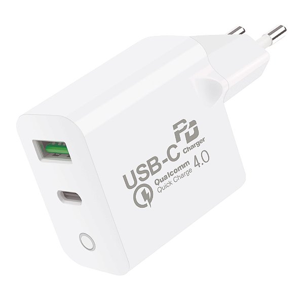 Carregador Turbo Delivery Qc 4.0 - Fonte USB-A / Tipo C - Gshield