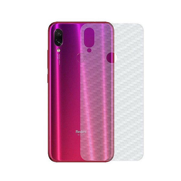 Película para Xiaomi Redmi Note 7 Pro - Traseira de Fibra de Carbono - Gshield