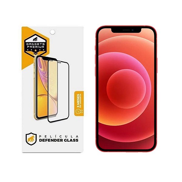 Película para iPhone 12 - Defender Glass Preta - Gshield