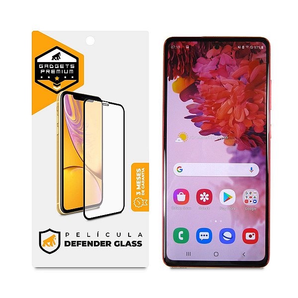 Película para Samsung Galaxy S20 FE - Defender Glass Preta - Gshield