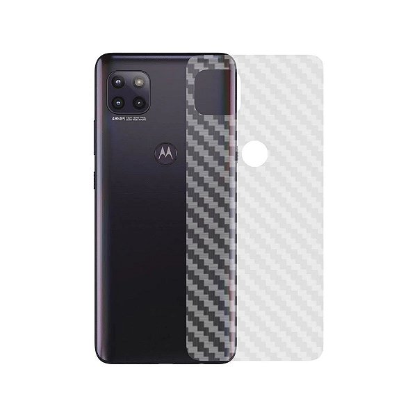 Película para Motorola Moto G 5G / Moto One 5G Ace - Traseira de Fibra de Carbono - Gshield