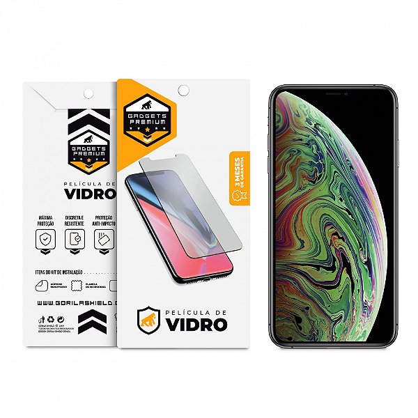Película para iPhone XS Max - Vidro Dupla - Gshield