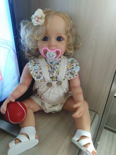 Bebê Reborn Kit Sue Sue Silicone - Sonho de Menina - Bebê Boneca