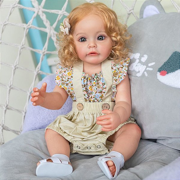 Bebê Reborn Kit Sue Sue Silicone - Sonho de Menina - Bebê Boneca