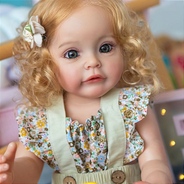 Bebê Reborn Kit Sue Sue Silicone - Sonho de Menina - Bebê Boneca
