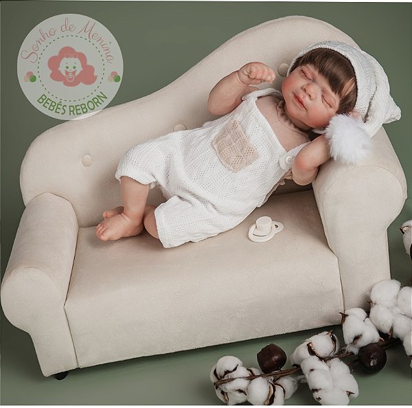 Bebê Reborn Realista - Sonho de Menina - Bebê Boneca Reborn