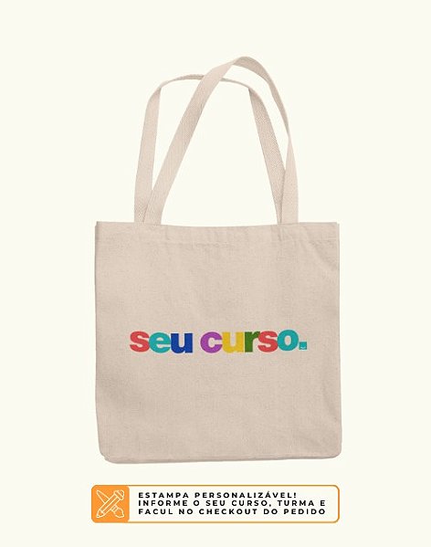 Ecobag - Polaroid - Personalizável - Seu Curso