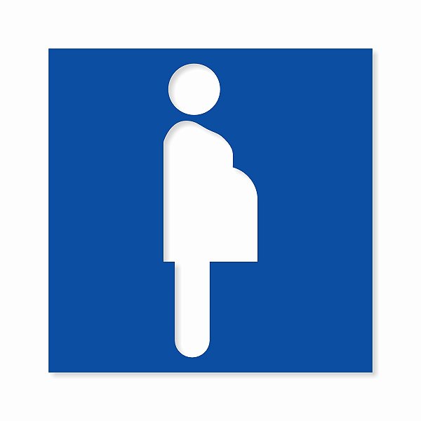 Molde Vazado Stencil Gestante Para Pintura de Vaga de Estacionamento