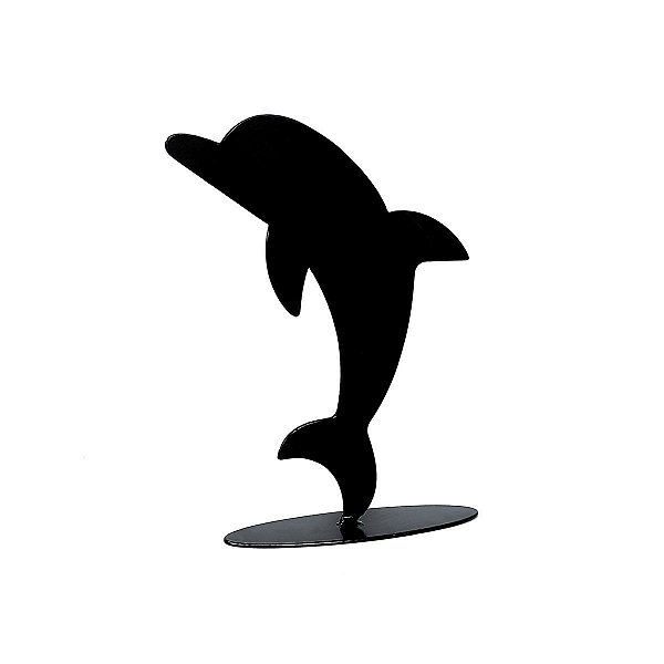Escultura Em Ferro Golfinho