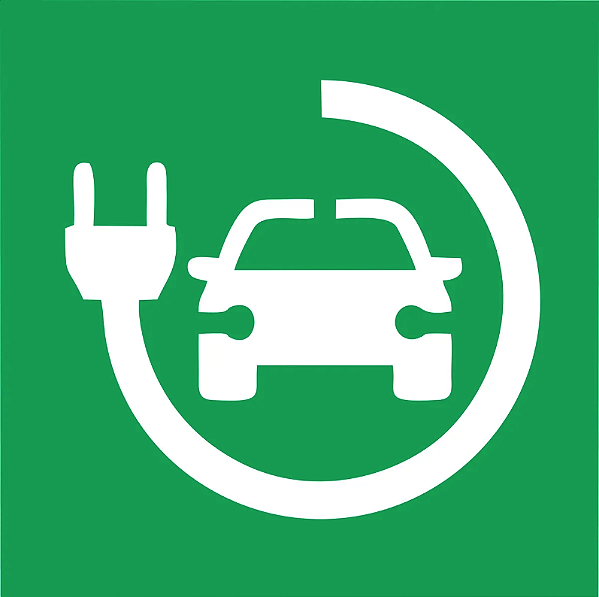 Molde Vazado Stencil Carro Elétrico Para Pintura de Vaga de Estacionamento