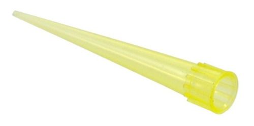 Ponteira Para Micropipeta Tipo Gilson Amarela Cral 0-200ul pacote 1000 unidades