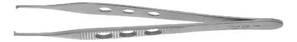 Pinça Adson Dentada 12cm Aço Inoxidável - Fava