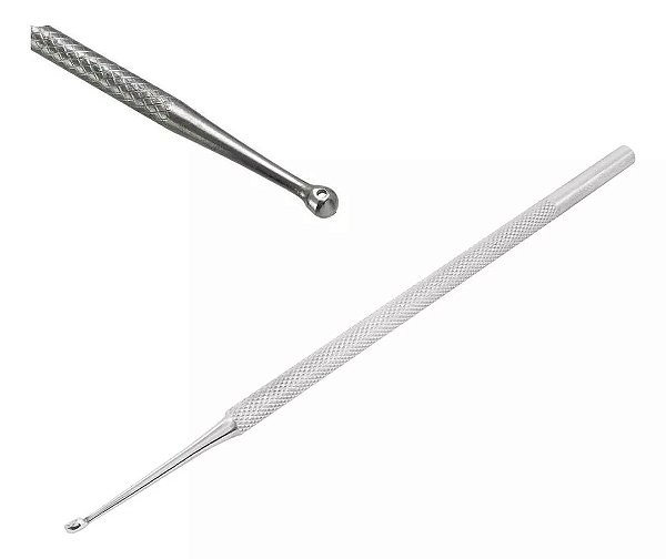 Cureta Simples Nº 261 Cutícula Cravo Espinha Inox Podólogo - Mocar