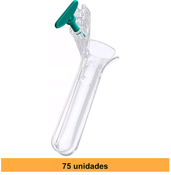 Espéculo De Collins Descartável Vaginal Não Estéril 75 unid